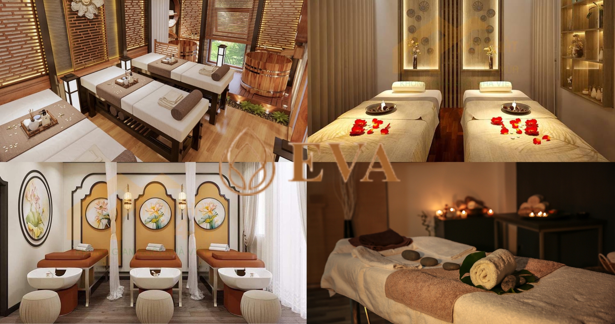 Không gian khu vực massage